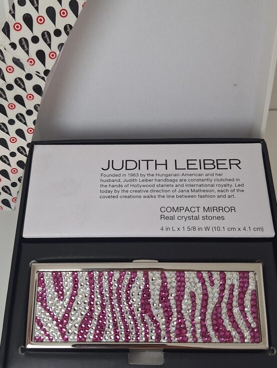 Judith Leiber Accessories - Judith Leiber x Target Pink Crystal Compact Mirror NWT